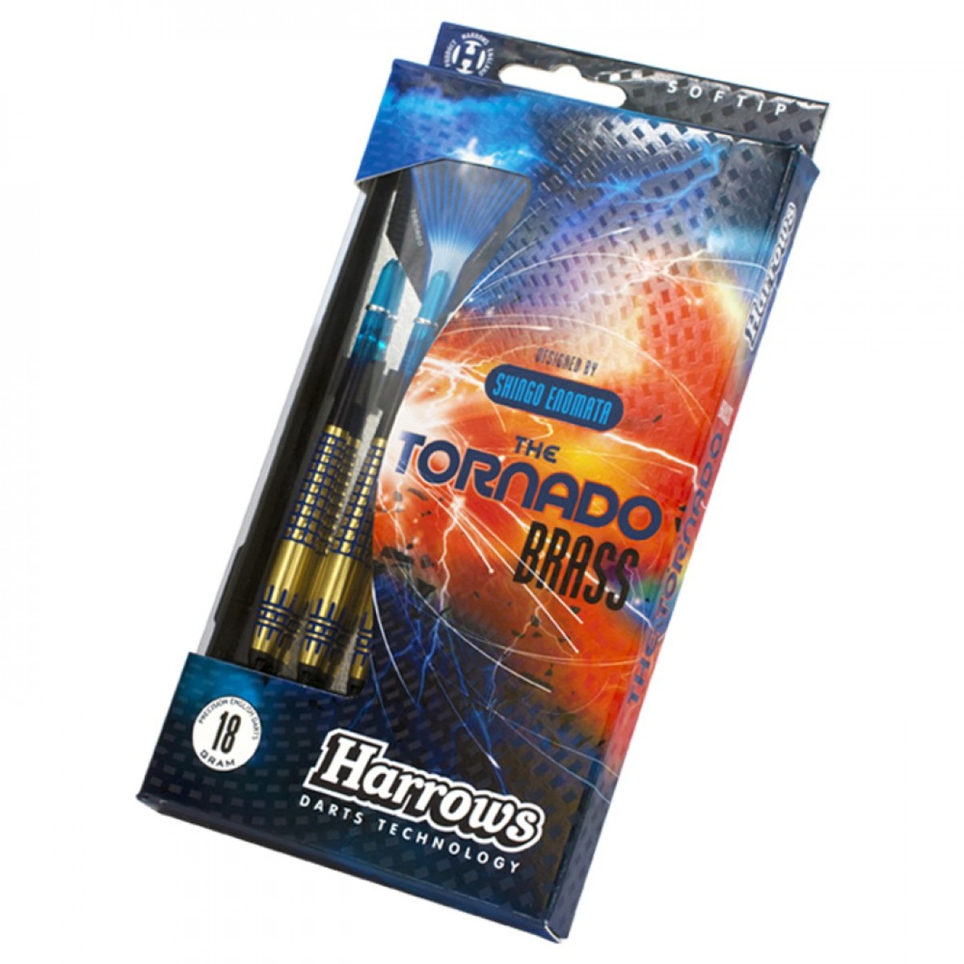 HARROWS Dartpfeile Tornado Brass