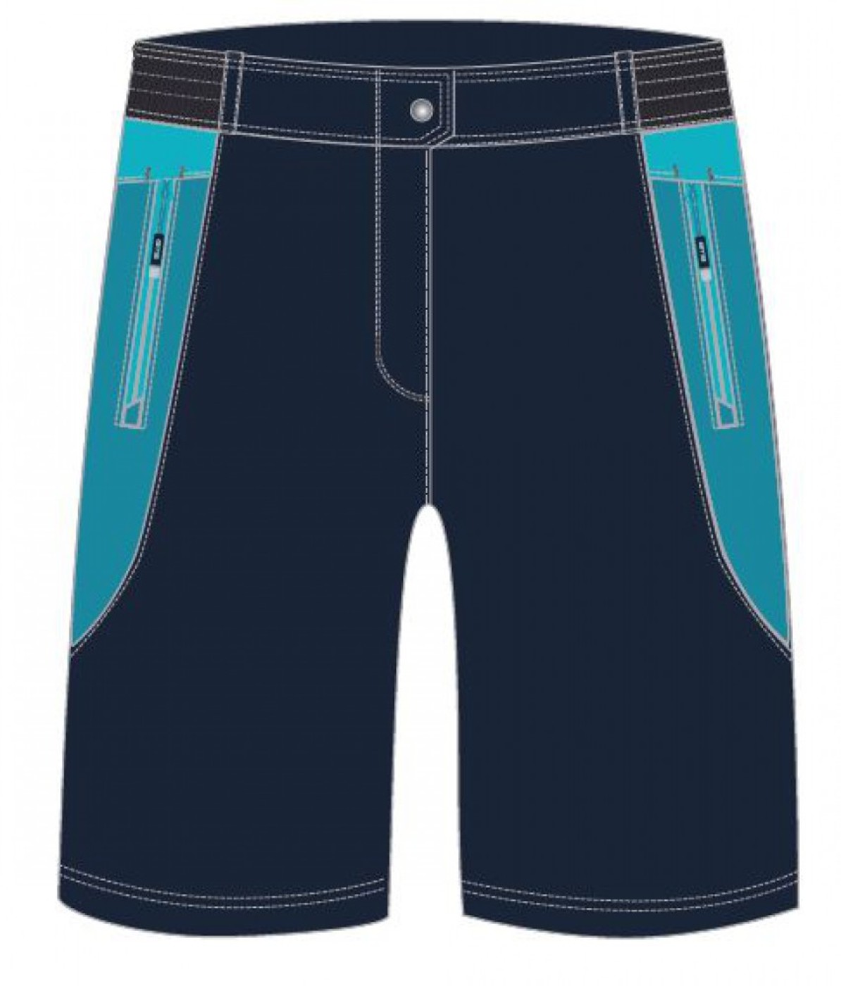 GTS LADY SHORT TRICOLOUR - Damen
