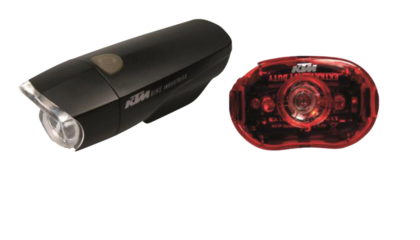 KTM Lampenset vorne 1 LED 1W & hinten 0,5W