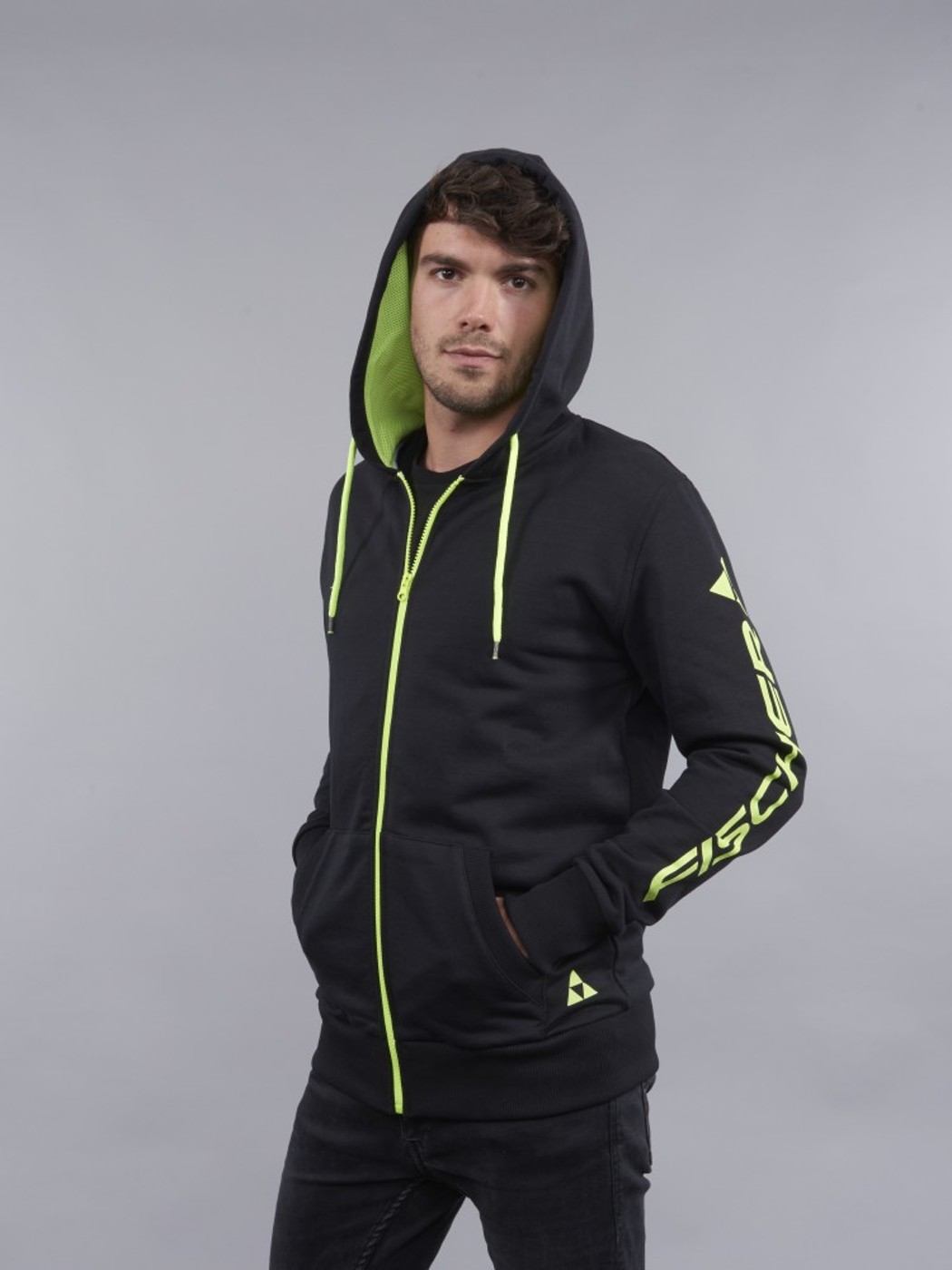 FISCHER HOODY JACKET - LOGO