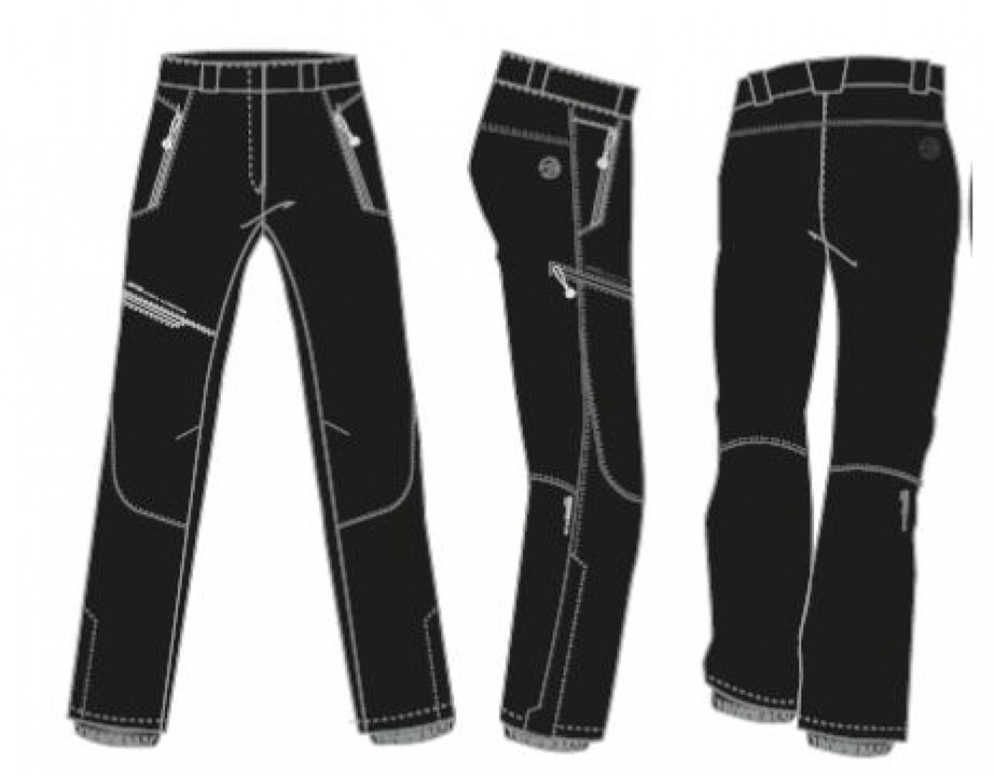 GTS SOFTSHELL PANT NEW 2L, Ladies - Damen