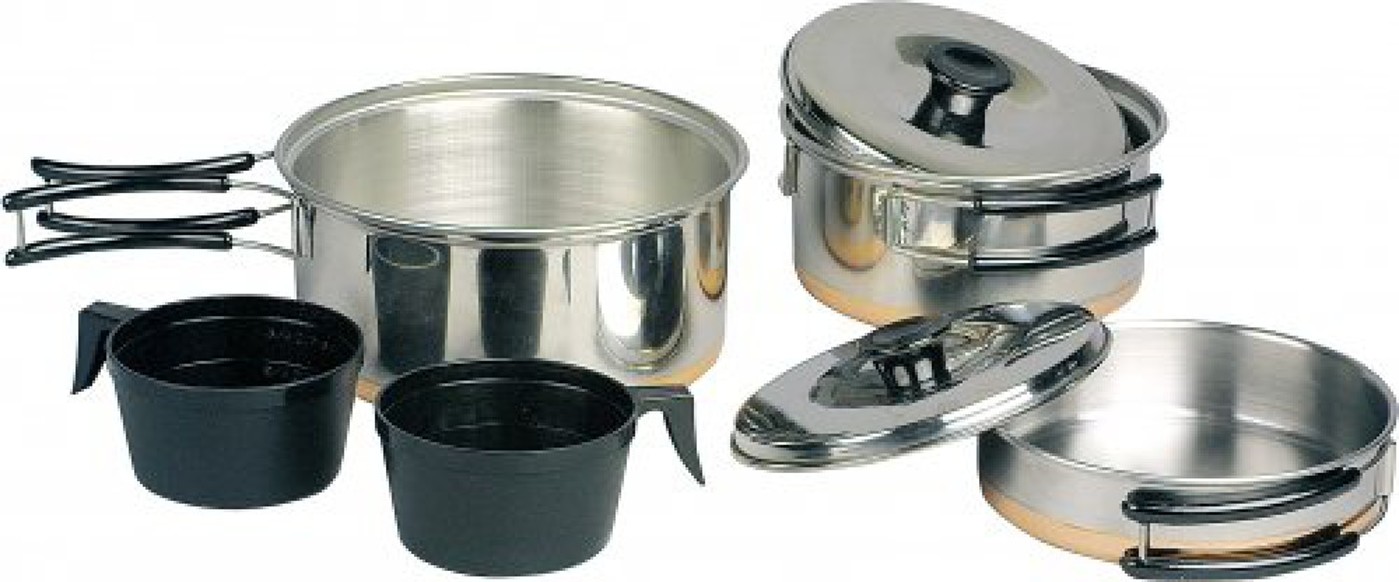 HIGH COLORADO COOKING SET STEEL